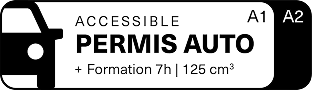Logo représentant les permis requis pour les motos Can-Am